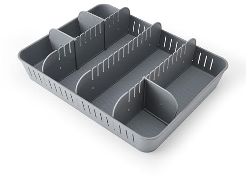 Copco Organizzatore di contenitori per alimenti, unità organizzativa per vaschette da cucina, contenitore da cucina personalizzabile per vaschette per la preparazione dei pasti