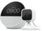Echo Spot | Glacier White + Blink Mini Indoor smart security camera with night vision (White) | Smart Home Starter Kit