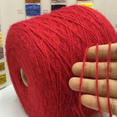 LOUKEKE 500 g Alpakawolle, mitteldicke Mischwolle, weicher handgestrickter Wollknäuel-Schal-Pullover