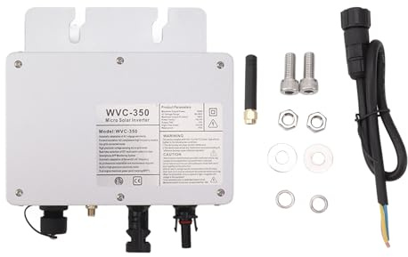 WVC 350W Inverter Solar Grid Tie Inverter Alta eficiencia IP65 Implaz de Agua Ligera fácil de instalación fácil para el de generación de energía Solar en la azotea