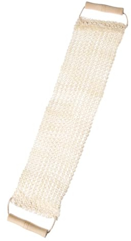 Hohopeti Éponge Exfoliante de Sisal Naturelle Serviette de Bain Douce et Exfoliante pour Dos Accessoire Pratique Massage Corporel Confortable Légère et Facile à Ranger