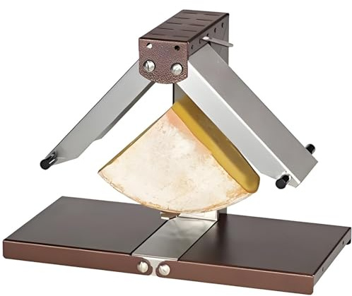 ByBoDi Machine à Fondre Le Fromage Professionnelle, Appareil à raclette électrique Multifonction, Double Chauffage 1000 W pour Demi-rondelles, Blocs et portions