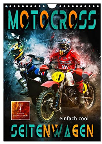Motocross Seitenwagen - einfach cool (Wandkalender 2026 DIN A4 hoch), CALVENDO Monatskalender: Motocross Seitenwagen, faszinierender und spektakulärer Extremsport. (CALVENDO Sport)