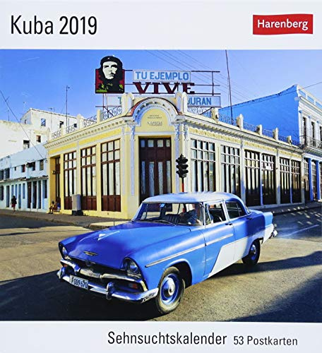 Kuba - Kalender 2019: Sehnsuchtskalender, 53 Postkarten