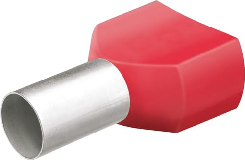 KNIPEX Twin-Aderendhülsen mit Kunststoffkragen je 200 Stück, 97 99 372