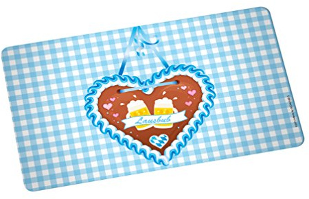 infinite by GEDA LABELS (INFKH) 12684 Board Oktoberfest with Rascal Design Melamine Breakfast Board 23.5 x 14 x 0.5 cm, Multi-Colour