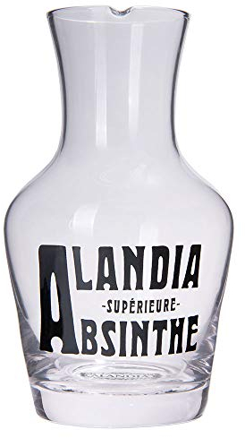Carafe à Absinthe de ALANDIA | Grande ouverture pour glaçons | Design classique 19ème siècle