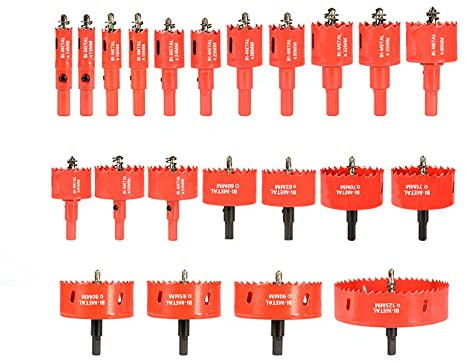 1 STÜCK Metall Lochsäge Set HSS Bohrer 14-125mm Hartmetallspitze Für Metallbearbeitungswerkzeuge Lochschneider Bohren Kernbohrer-1 Stück 125 mm