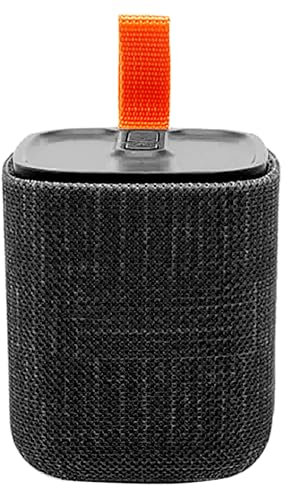 apm Enceinte Bluetooth Portable, Mini Enceinte sans Fil Format Compact, Haut-Parleur Design Tendance, Jusqu’à 8 Heures d'Autonomie, Résistante aux Projections d’Eau IPX4, Noire, 571078