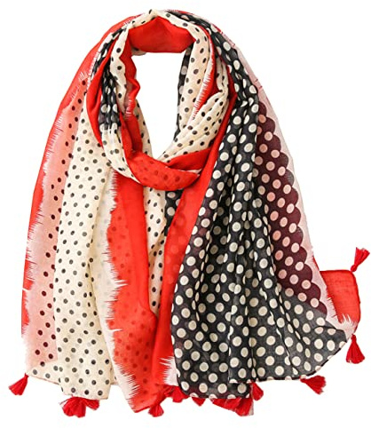 FAIRYGATE Damen Schal Vogel Blume Schmetterling Druck Lange Soft Neck Scarf Wickel Stola für Summer Beach Winter Geschenk