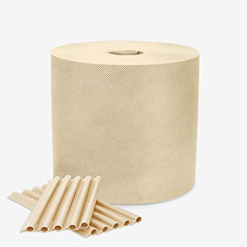 Cover It Beige Rotolo Frangivista da Esterno 19cmx48m - Frangivista per Recinzione Giardino Peso Base 150 g/m2 - Strisce Frangivista PVC - Ombreggiante per Recinzione