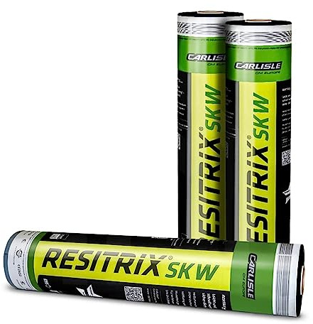 Resitrix SK W Full Bond - selbstklebende und wurzelfeste EPDM Dichtungsbahn für Flachdach-, Garagen- und Gründachabdichtungen (330mm Breite)