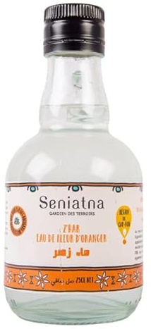 Eau de fleur d'oranger du Cap-Bon de Seniatna - 250 ml | Artisanale - Sans additifs - Naturelle - Authentique |