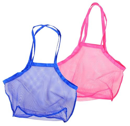VICASKY 4stücke Große Mesh Strandtaschen Für Spielzeug Und Muscheln Atmungsaktive Aufbewahrungstaschen Für Strandurlaub Und Freizeitaktivitäten