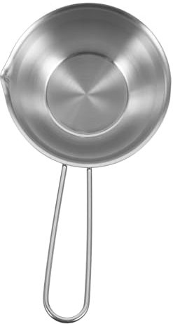 PHENOFICE Casserole à Sauce En Acier Inoxydable De Qualité 304 Mini-pot à Huile Verseur Facile à Utiliser Convient Aux Cuisinières à Et à Induction