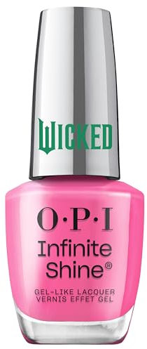 OPI x Wicked Ever-Effervescent Infinite Shine Nail Polish – Limited Edition Violet Purple Nail Varnish with Gold Shimmer, Long-Lasting, 15ml