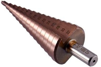 1 broca de Metal de 4-32mm, broca escalonada HSSCO, brocas de cobalto de cono de acero de alta velocidad, juego de herramientas, cortador de agujeros for acero inoxidable