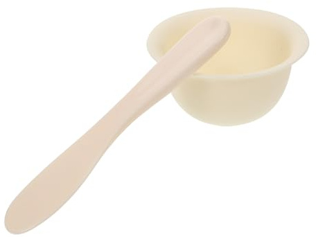 WOFASHPURET Silikon Maskenschale Satz Mittel Größe Selbstgemacht Gesichtsmaske Schüssel Zum Anrühren Hautfreundlich Bpa Frei Inkl Applikator Für Hautpflege Und Spa Anwendungen
