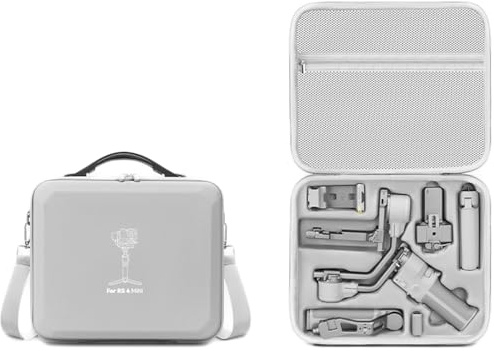 RS 4 Mini Maleta de Transporte, Bolsa de Almacenaje para dji RS 4 Mini Bolsa de Hombro Portátil Maleta de Transporte para dji RS 4 Mini Estabilizador Gimbal Bolsa de Accesorios (Gris)