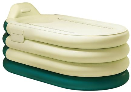 Bañera Hinchable,Herramienta de Baño con Bomba de Pie - Bañera Hinchable para Adultos | Relajación en SPA, Apartamento, Hogar, Hombre, Mujer
