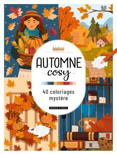 Automne Cosy - 40 coloriages mystère