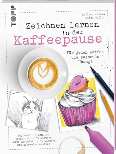 Zeichnen lernen in der Kaffeepause: Für jeden Kaffee die passende Übung!