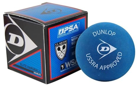 Dunlop Elite Doubles Hard Squash Ball - Single Ball - P700202