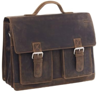 Greenland Nature Westcoast Aktentasche Leder 40 cm