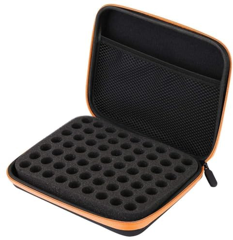 Aufbewahrung Für Ätherische Öle, 63 Gitter Tragetasche Für Ätherische Öle, Reisetasche Hartschalenkoffer, Ätherische Öle Aufbewahrung, Ätherische Öle Tasche Organizer Für Ätherische Öle, 1ml-3ml