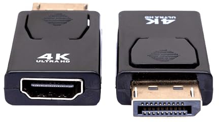 Ecomio Adaptateur HDMI DisplayPort 4K 60Hz - Mini DP vers HDMI Convertisseur Mac & PC