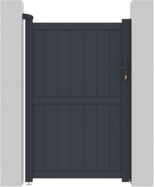 Puerta jardin Maurice - 101.2 x 155.9 cm - Gris