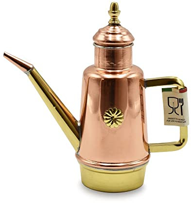 Erre4m Huilier en cuivre et laiton artisanal de 0,45, 1 et 1,4 litres (01 litres)
