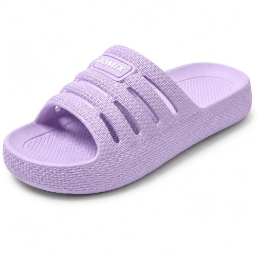 JOMIX Chanclas Mujer Verano Ducha Baño Chanclas Playa Mujer Comodas Chanclas Piscina Mujer Mar Zapatillas Casa Mujer Verano, Violeta, 39 EU