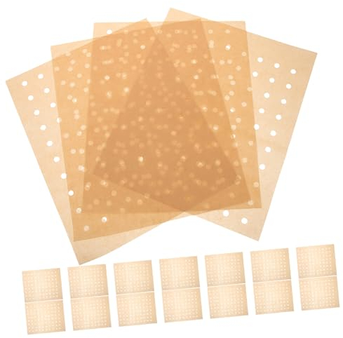 CIYODO 100sheets Reusable Non-Stick Baking for Air Fryer Silicone Oven Liner for Baking Paper