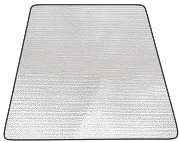 Zeltmatte Bodenmatte Alu Isomatte Schaummatten Schlafmatte für Camping Isoliermatte Isolierdecke Faltbare Zeltmatte Bodenmatte Thermomatte Matte aus Aluminiumfolie, Ultraleicht(1.8m x 2m)