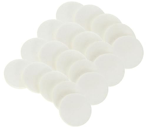 HAWILLOSCH 100stücke Austauschbares Aroma-pad Für Ätherische Öle Kompaktes Diffusor-pad Für Haushalt Und Aromatherapie Ersatz-nachfüllpads Aus Baumwolle Mit Dichtung