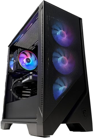 Golook PC Gaming Panama 2.3 - Ryzen 5 7600 / RTX 5070 12GB / 16GB RAM DDR5 6000 / 1TB NVME M.2 / B850M / 5 Ventole Raffreddamento a Torre - Computer Fisso