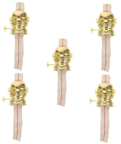 QUMIIRITY 5sätze Retro Öl-lampe Mit Docht Ersatzdocht Für Kerosinlampen Einsetzbar Für Vintage-liebhaber Langlebig Und Installieren Perfektes Zubehör Für Nostalgische Beleuchtung