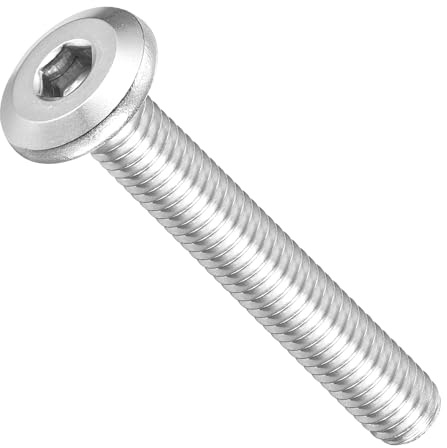 METALLIXITY Flat Head Hex Socket Cap Screws M6-1x40 25Pcs