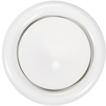 AP Supplies Louvre Vent ANM0203, 125mm, White