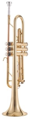 Trompete Anfänger spielen professionelles Trompeteninstrument B-Dur
