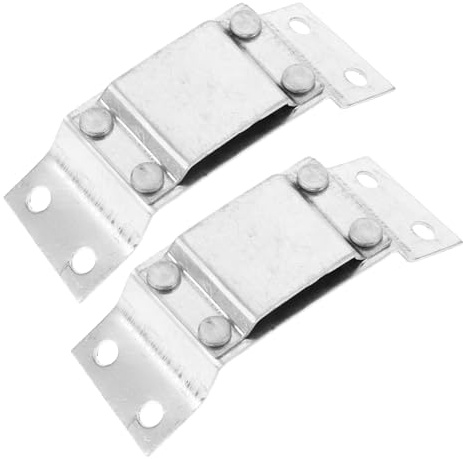 MAGICLULU 2 Stück Helmlampenhalterung Aus Aluminiumlegierung Scheinwerferclip Für Schutzhelm Stabiles Leichtes Zubehör Zur Stirnlampenbefestigung Vielseitig Kompatibel Für Arbeits Und Outdoorhelme