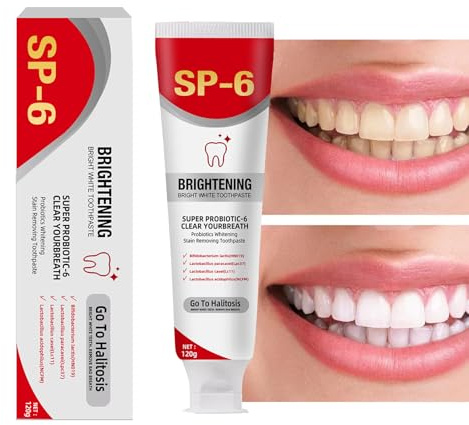 Dentifrice blanchissant – 120 g de dentifrice blanchissant des dents | Dentifrice Whiteninng intensif | Pâte dentaire Radiance Whiteninrg | Formule de soin pour enlever les taches, sourire