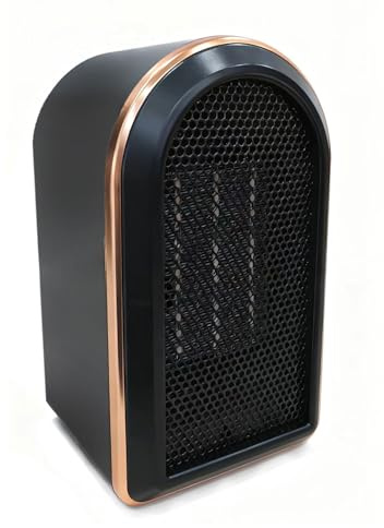 Electric Heater, Space Heater with 800W/1200W Heating Modes Portable PTC Ceramic Plug in Heaters for Home Low Energy Adjustable Heater Tip-Over & Overheat Protection Room Bedroom Office
