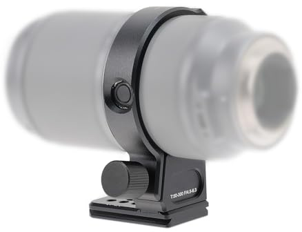 Zunate 75mm Monture de Trépied pour Objectif Adapté au T50-300mm f/4,5-6,3, Support de Collier d'objectif de Rechange Support de Collier d'objectif avec Plaque QR pour Stabilisateur