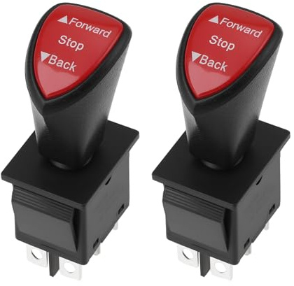 OTOTEC 2 Stück 6-polige Kippschalter mit Rastfunktion KCD2-02 KCD4-604 für 125V 250V Spielzeugautos