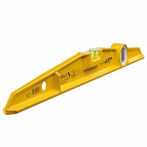 STABILA Magnet-Wasserwaage Type 81 SM, 50 cm, robustes Alu-Gussprofil, Ferrit-Magnetsystem, 1 Horizontal-Libelle, 1 Vertikal-Libelle, Made in Germany