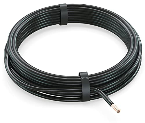 AUPROTEC Enpolig kabel 4,0 mm² FLRY-B Ring elektrisk tråd: 10m, svart