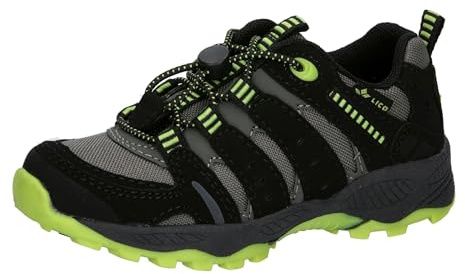Lico Unisex Kinder Fremont Trekking- & Wanderhalbschuhe, Grau Schwarz Lemon, 39 EU