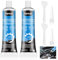 Taricor 2PCS Karosseriekleber Schwarz,100ml x 2 Scheibenkleber Auto Schwarz, Auspuff Dichtmasse, Hochtemperatur Silikon Dichtmasse Kfz, Dichtmasse Motor